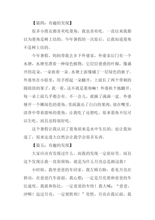 有趣的发现作文-4.docx