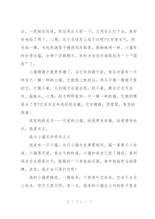 我与小猫五年级作文6篇.docx