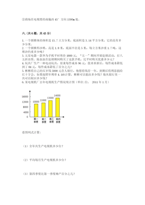 小学数学六年级下册竞赛试题精品【全国通用】.docx