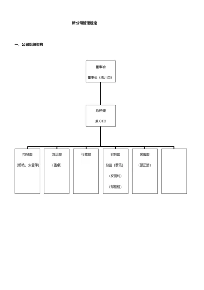 新成立公司管理新版制度大全.docx