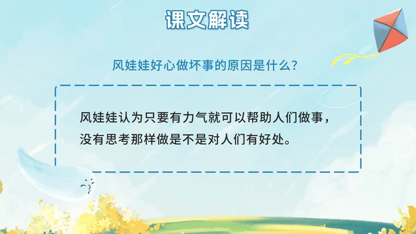 部编版二年级上册第二十四课风娃娃PPT模板