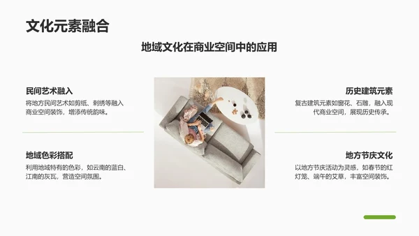 绿色商务风室内设计灵感与提案PPT模板