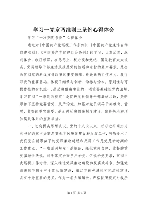 学习一党章两准则三条例心得体会_1.docx