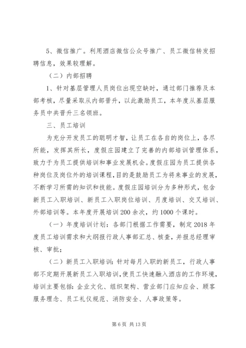 人力资源部个人年终工作总结人力资源个人总结范文.docx