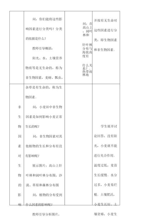 《生物与环境的关系》教案055747.docx