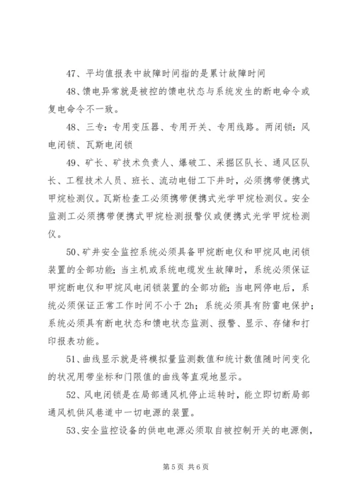 学习《煤矿安全监测监控工》心得体会 (2).docx