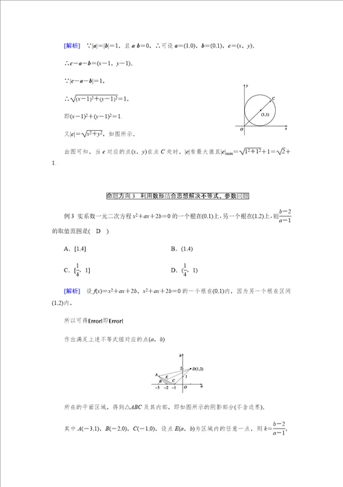 高中数学专题第二讲   数形结合思想