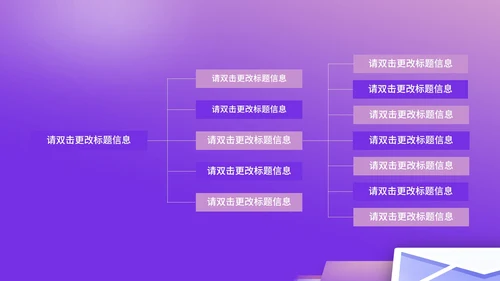 紫色渐变风大学生职业规划PPT模板