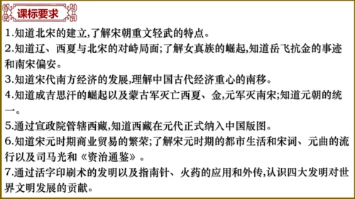 第二单元 辽宋夏金元时期：民族关系发展和社会变化（单元复习课件）