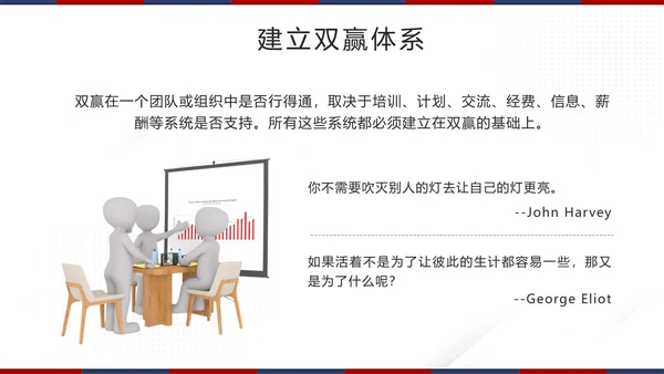 红色微立体高效能人士的7个习惯带内容模板