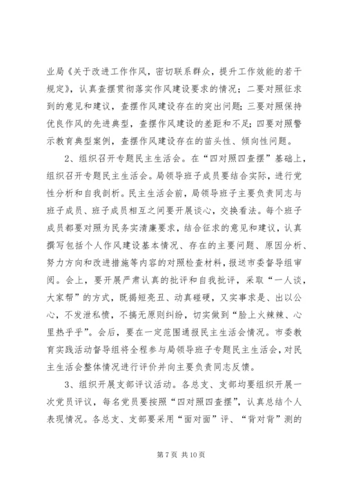 食药监管局推进群众路线教育实践活动实施方案 (3).docx