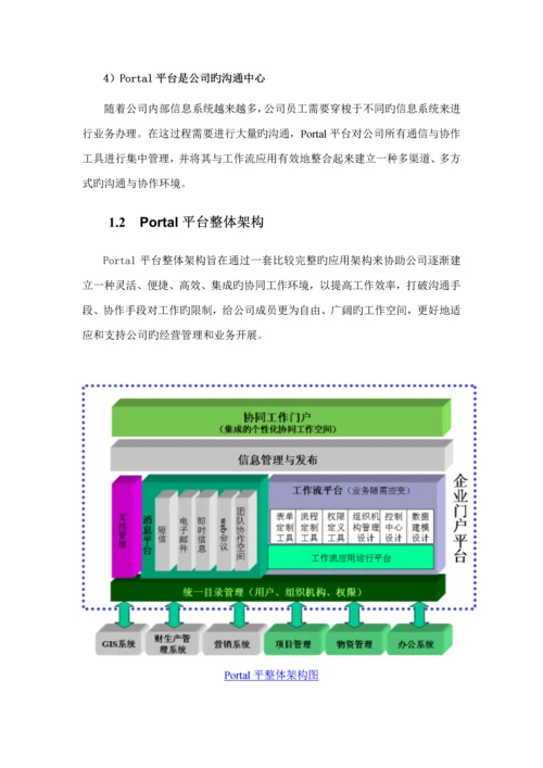 Portal平台解决专题方案.docx