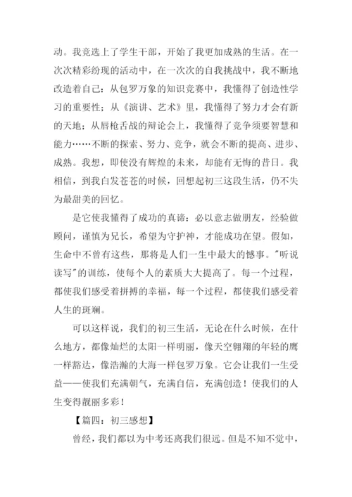 初三感想作文.docx