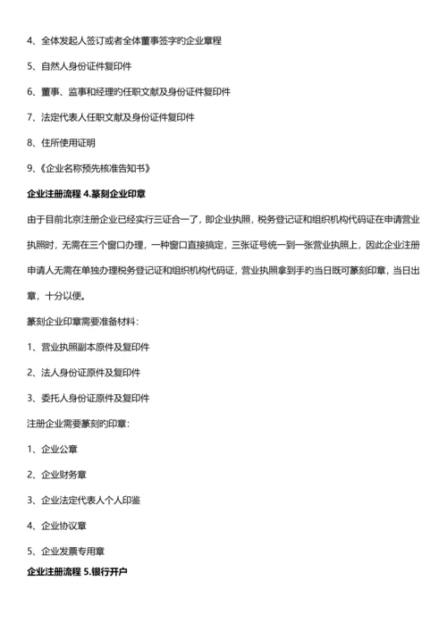 公司注册流程及费用.docx