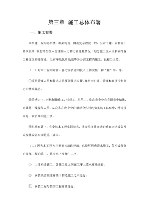 框架结构独立基础施工组织设计.docx