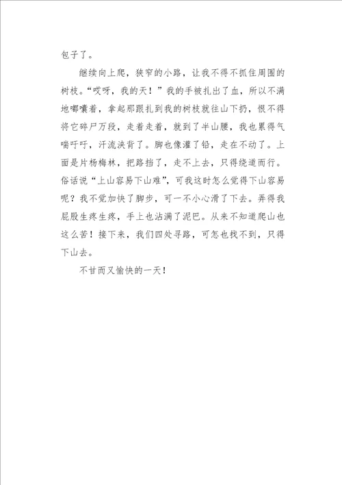 六年级作文回乡偶书550字