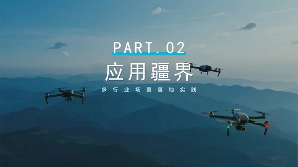 简约实景风无人机科普介绍PPT模板