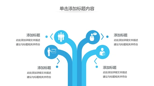 蓝色现代风企业宣传工作汇报通用PPT模板