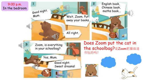 Unit 2 My schoolbag-Story time（课件）-2024-2025学年人教PE