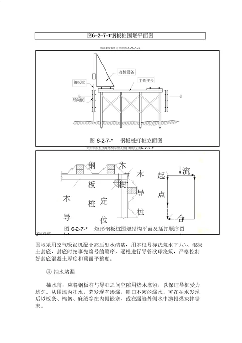 各种围堰施工