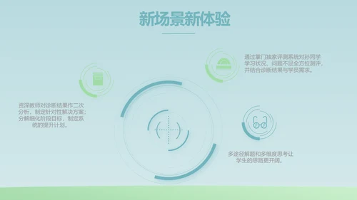 蓝色大气生物学主题班会PPT动态