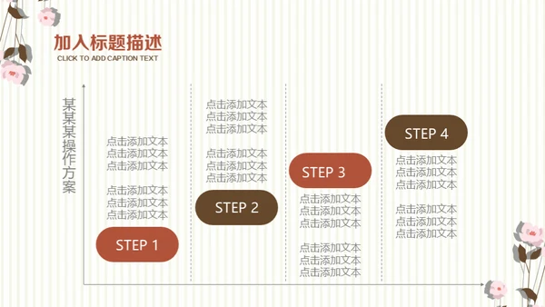 简约小清新女性白领工作汇报通用PPT模板