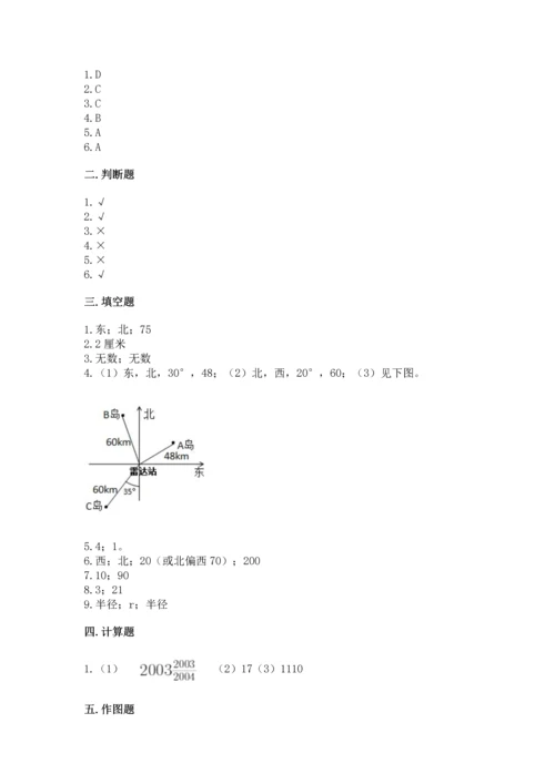 小学数学六年级上册期末测试卷含答案【轻巧夺冠】.docx