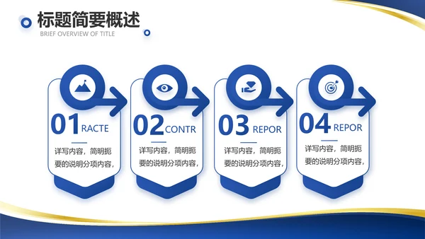 蓝色大气总裁培训心得体会动态PPT