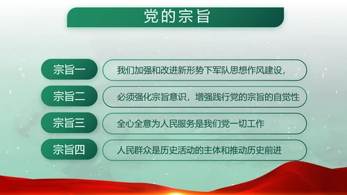 迷彩风八一国防军事部队PPT动态模板