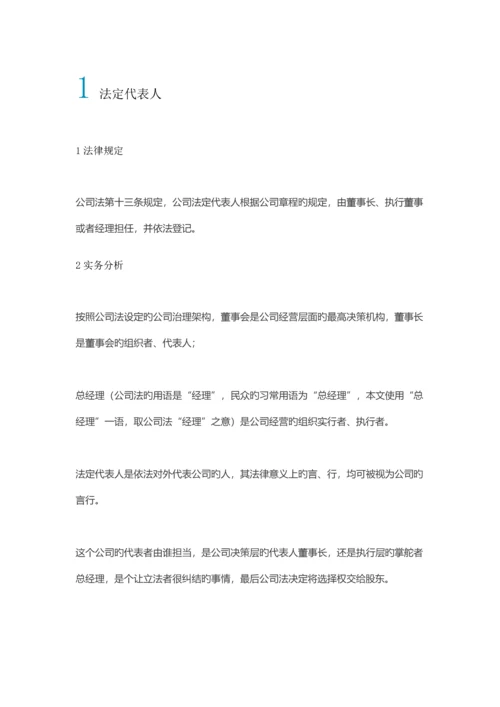 公司综合章程可自主约定的事项整理大全完整版.docx