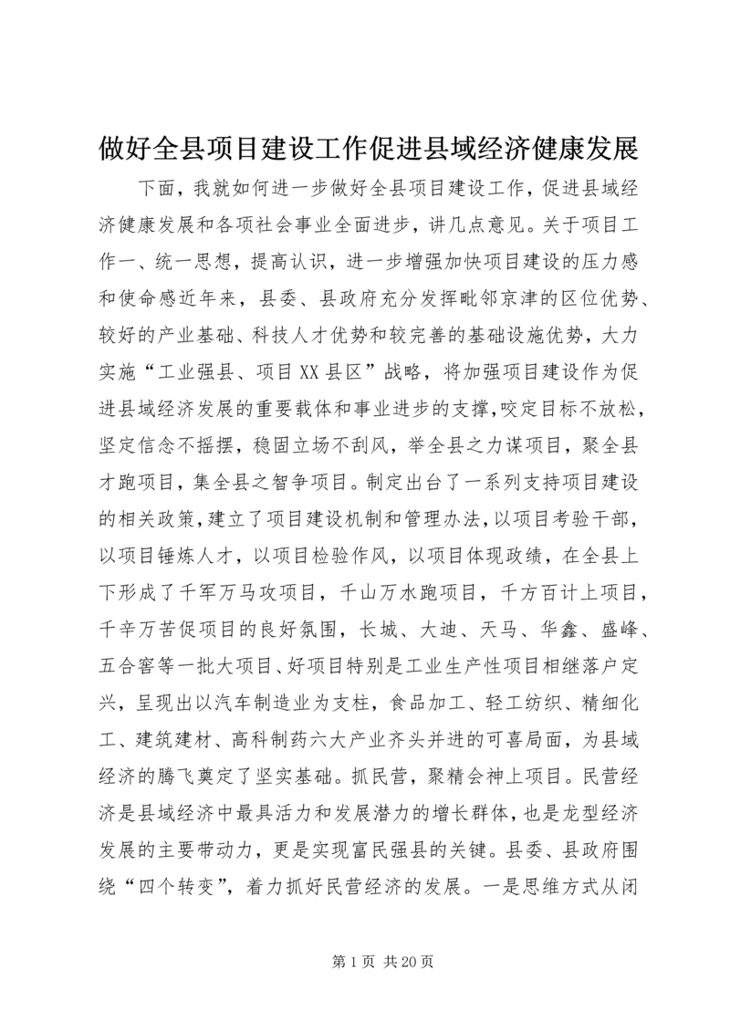 做好全县项目建设工作促进县域经济健康发展 (6).docx