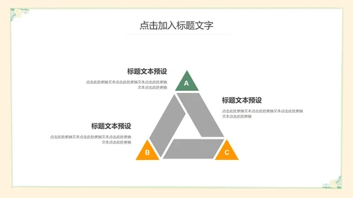 黄色小清新教育教学PPT模板