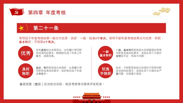 党政领导干部考核工作条例全文解读PPT