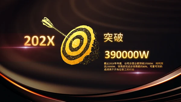 开门红2023年会兔年赢战颁奖盛典ppt