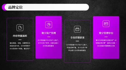 黑色科技风时尚品牌策划方案