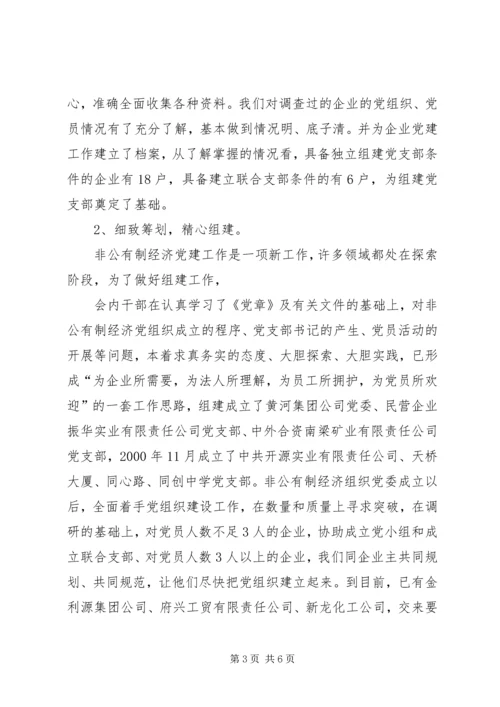 开展非公有制经济组织党建工作综述 (4).docx