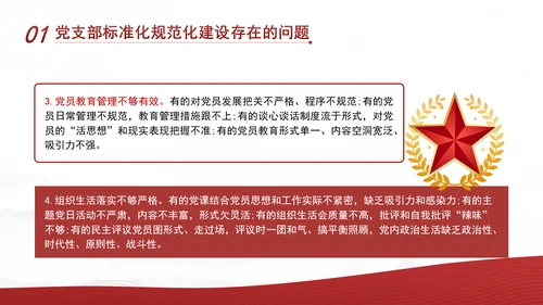 2024党支部标准化规范化建设面临的问题和对策ppt课件