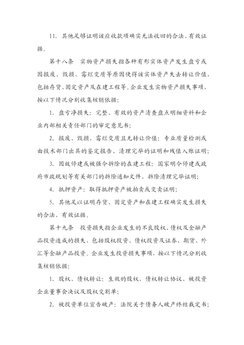 国有企业资产经营管理有限公司资产损失核销管理办法模版.docx