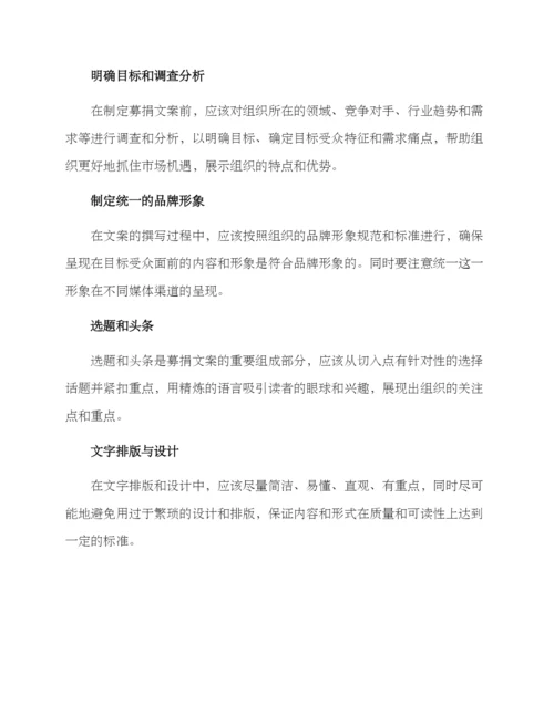 募捐项目文案策划方案.docx