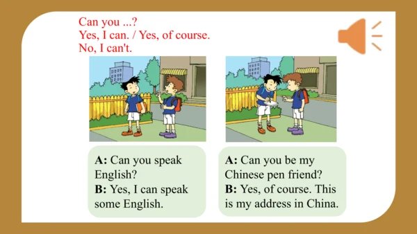 Module 5 Unit 1 Can you be my  Chinese pen friend?