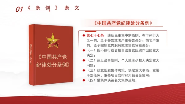 违反组织纪律案例剖析材料党课PPT课件