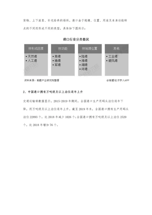 中国港口行业市场现状及发展趋势分析-5G技术助力智慧港口建设发展.docx
