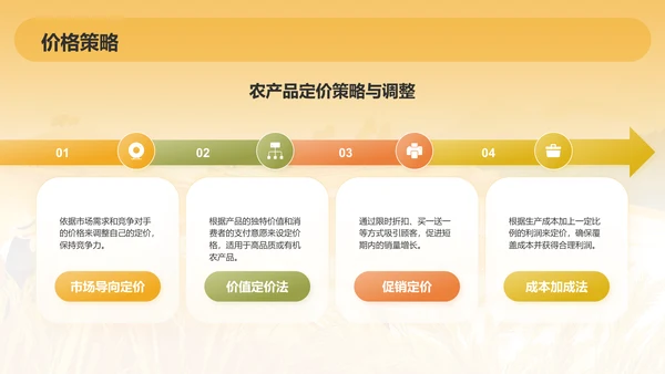 橙色手绘风发展现代农业商业计划书PPT模板