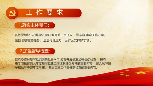 七一党支部党史学习教育工作总结PPT