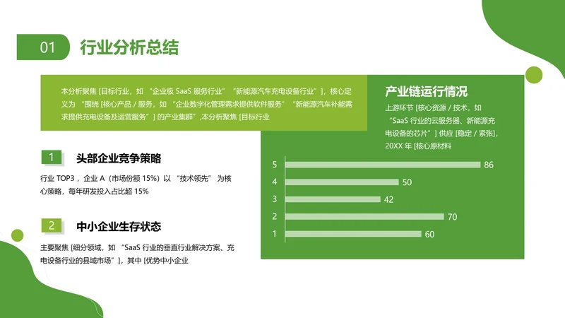 商务风PPT条形图