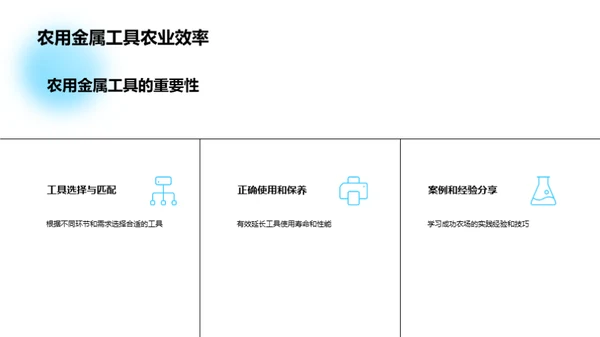 农耕利器：金属工具