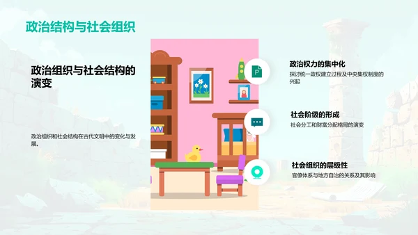 古代文明深度研究PPT模板