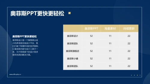 商务风蓝金总结汇报