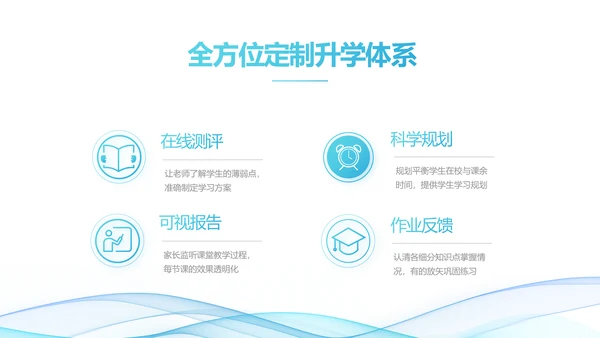 蓝色大气课题结题报告工作总结PPT