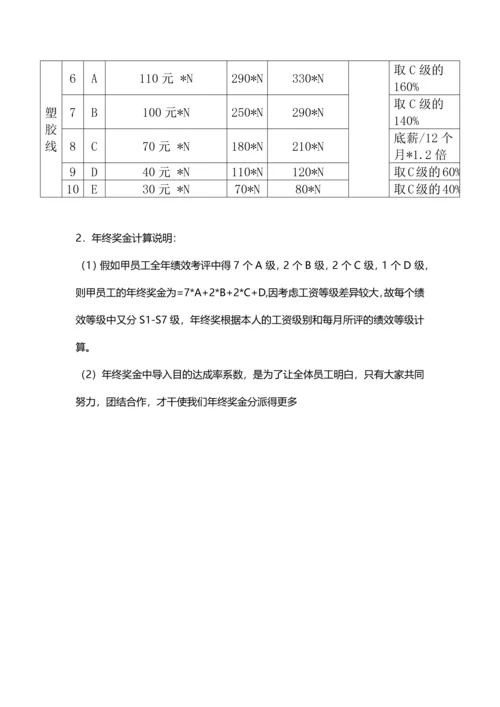 各大名企年终奖金分配方案.docx